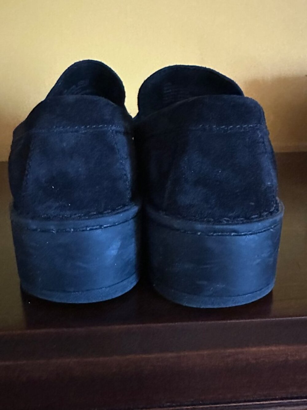 🖤 Born Capri Black Suede Tassel Loafers | Burnished Suede | Size 10 / EU 41 🖤 - Picture 4 of 13